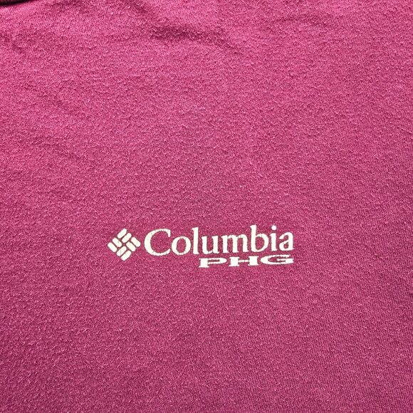 Columbia‎ Tshirt Mens Large Red PHG Performance Hunting Dog Outdoor Apparel - Picture 3 of 7